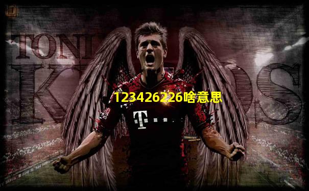 123426226啥意思